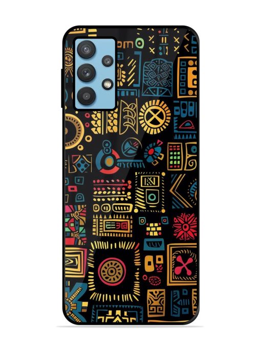 Tribal Tapestry Glossy Soft Edge Case for Samsung Galaxy M32 (5G)