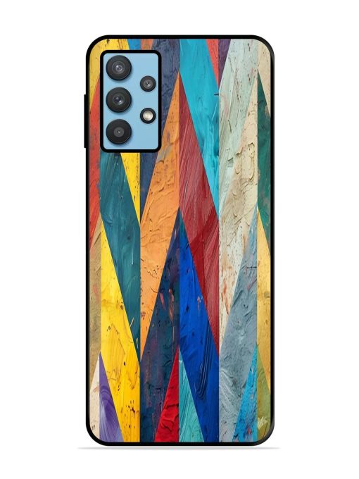 Abstract Tapestry Glossy Soft Edge Case for Samsung Galaxy M32 (5G)