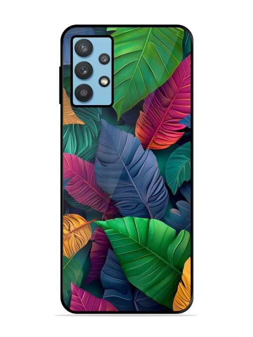 Tropical Tapestry Glossy Soft Edge Case for Samsung Galaxy M32 (5G)