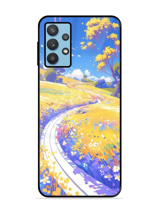 Vibrant Spring Meadow Glossy Soft Edge Case for Samsung Galaxy M32 (5G)