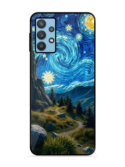 Starry Night In The Shire Glossy Soft Edge Case for Samsung Galaxy M32 (5G)