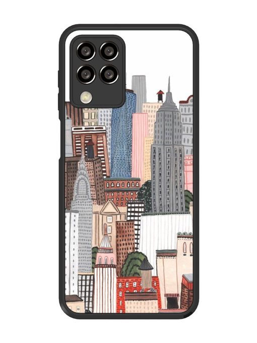 Cityscape Dreams Glossy Soft Edge Case for Samsung Galaxy M33 (5G) Chachhi