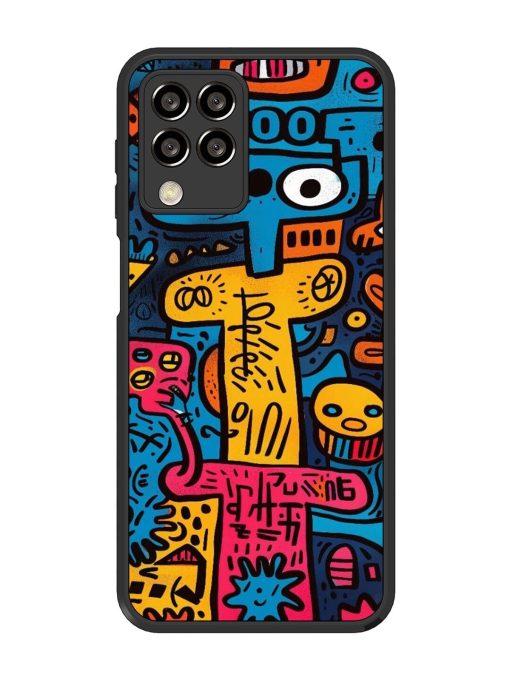 Doodletopia Glossy Soft Edge Case for Samsung Galaxy M33 (5G) Chachhi