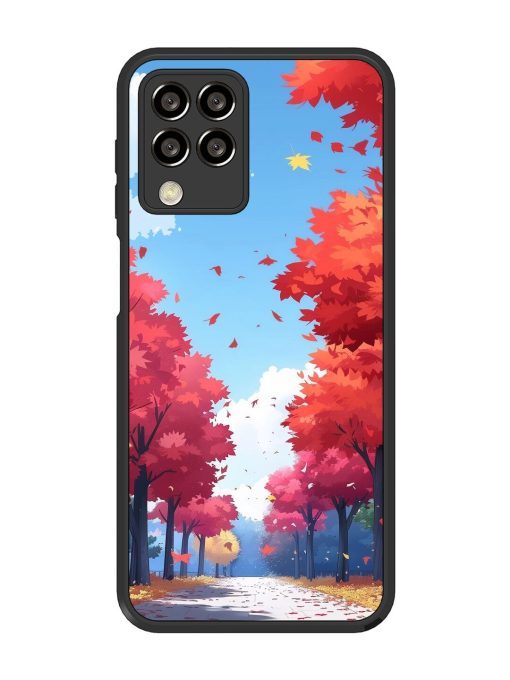 Autumn'S Embrace Glossy Soft Edge Case for Samsung Galaxy M33 (5G) Chachhi