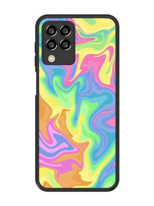 Whimsical Swirl Glossy Soft Edge Case for Samsung Galaxy M33 (5G) Chachhi