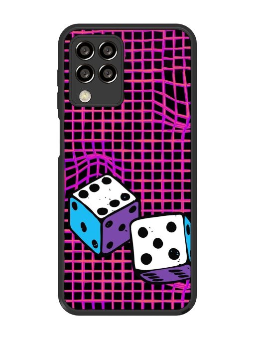 Glitched Dice Glossy Soft Edge Case for Samsung Galaxy M33 (5G) Chachhi