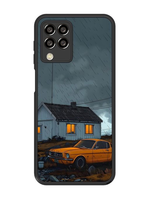 Rainy Day Retreat Glossy Soft Edge Case for Samsung Galaxy M33 (5G) Chachhi