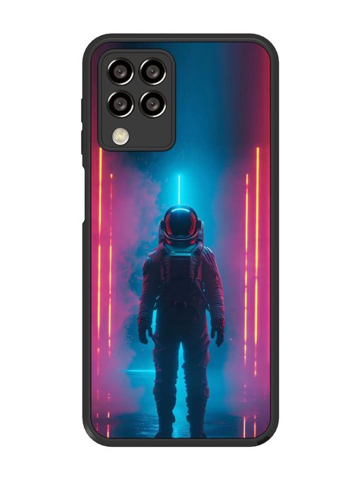 Neon Astronaut Glossy Soft Edge Case for Samsung Galaxy M33 (5G) Chachhi