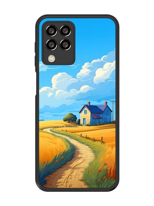 Countryside Cottage Glossy Soft Edge Case for Samsung Galaxy M33 (5G) Chachhi