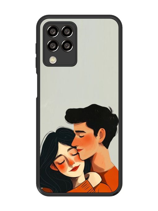 Craft Couples Glossy Soft Edge Case for Samsung Galaxy M33 (5G) Chachhi