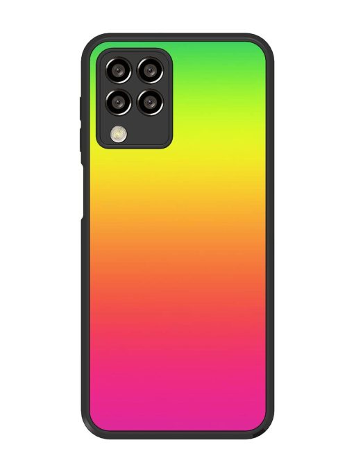 Rainbow Gradient Glossy Soft Edge Case for Samsung Galaxy M33 (5G)