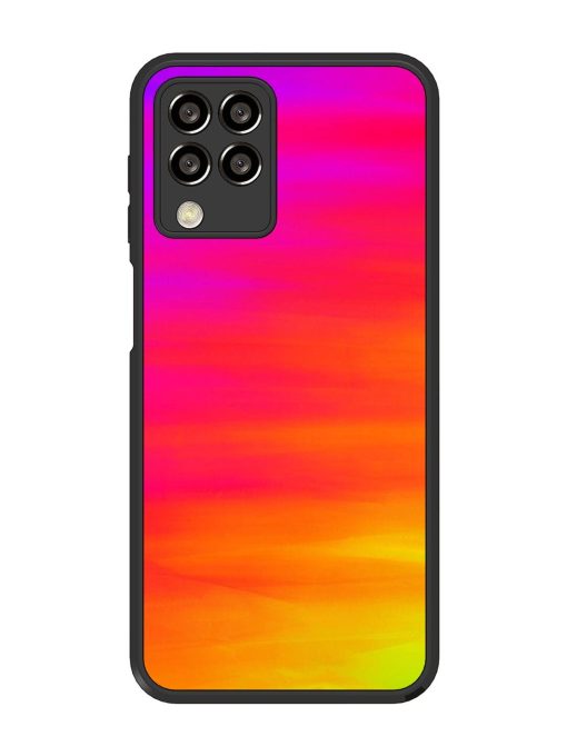 Neon Horizon Glossy Soft Edge Case for Samsung Galaxy M33 (5G) Chachhi