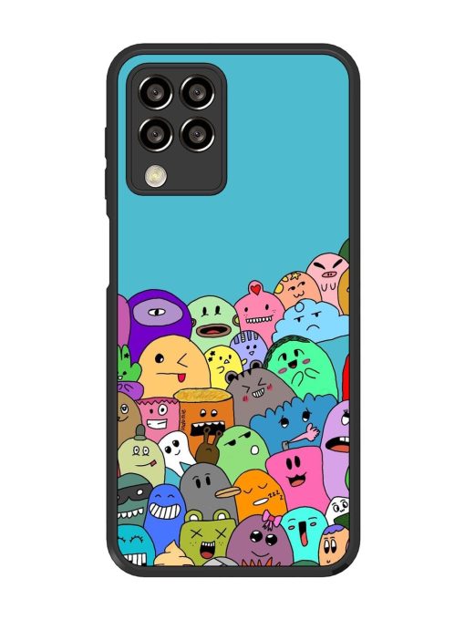 Monster Mash Glossy Soft Edge Case for Samsung Galaxy M33 (5G) Chachhi