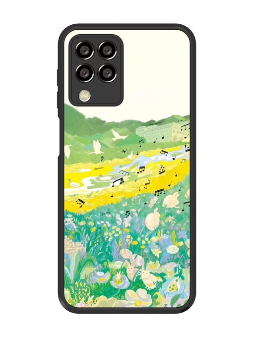 Melody In Bloom Glossy Soft Edge Case for Samsung Galaxy M33 (5G) Chachhi