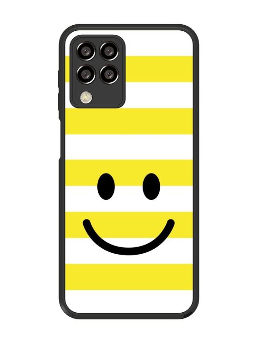 Smiling Stripes Glossy Soft Edge Case for Samsung Galaxy M33 (5G) Chachhi