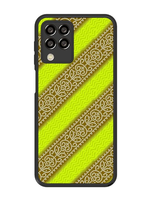 Golden Bandana Bliss Glossy Soft Edge Case for Samsung Galaxy M33 (5G) Chachhi