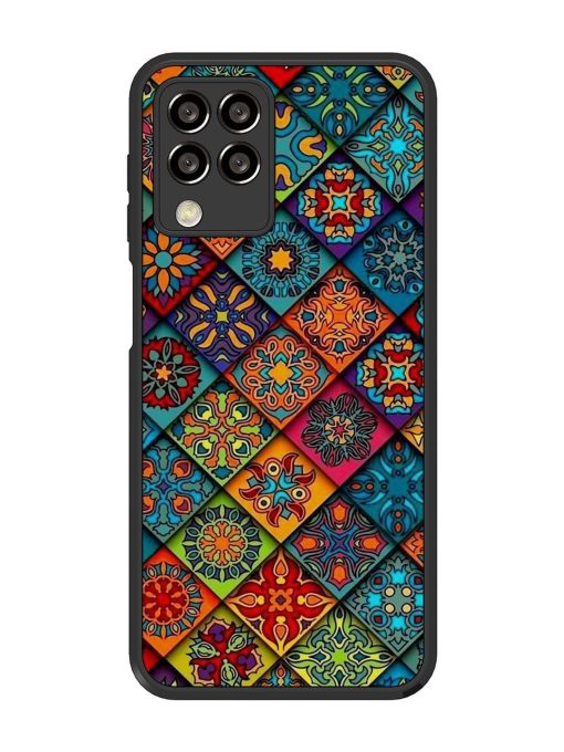 Patchwork Mandala Mosaic Glossy Soft Edge Case for Samsung Galaxy M33 (5G) Chachhi