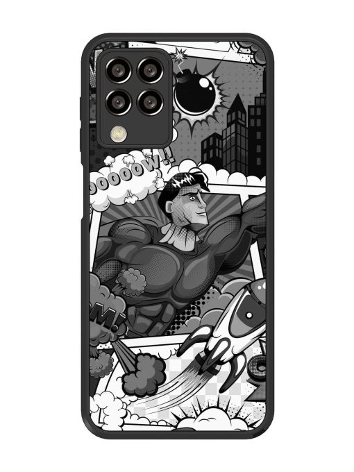 Comic Book Chaos Glossy Soft Edge Case for Samsung Galaxy M33 (5G)