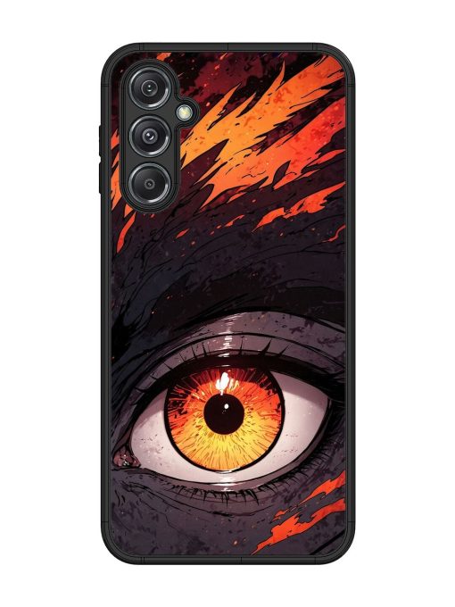 Inferno Gaze Glossy Soft Edge Case for Samsung Galaxy M34 (5G) Chachhi