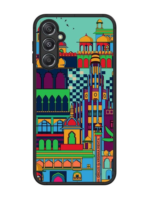 Indian Tapestry Glossy Soft Edge Case for Samsung Galaxy M34 (5G) Chachhi