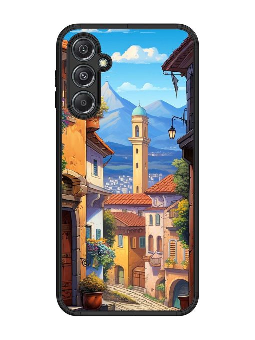 Tuscan Twilight Glossy Soft Edge Case for Samsung Galaxy M34 (5G) Chachhi