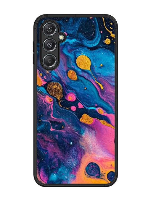 Cosmic Swirl Glossy Soft Edge Case for Samsung Galaxy M34 (5G) Chachhi