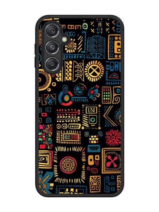 Tribal Tapestry Glossy Soft Edge Case for Samsung Galaxy M34 (5G) Chachhi