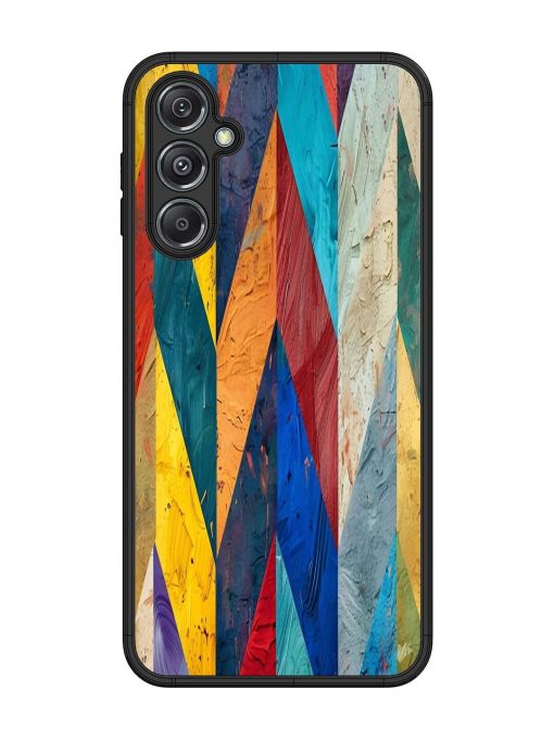 Abstract Tapestry Glossy Soft Edge Case for Samsung Galaxy M34 (5G)