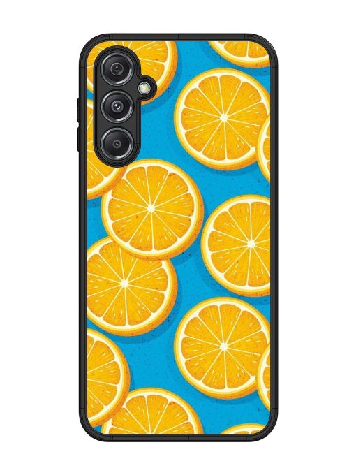 Citrus Symphony Glossy Soft Edge Case for Samsung Galaxy M34 (5G) Chachhi