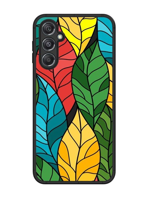 Foliage Fiesta Glossy Soft Edge Case for Samsung Galaxy M34 (5G) Chachhi