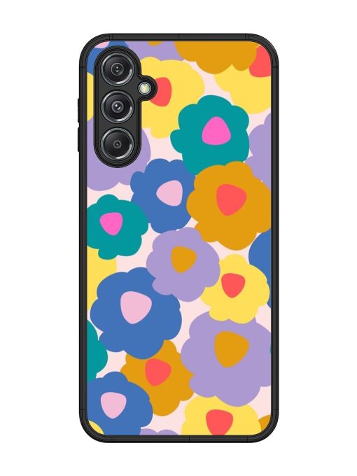 Flower Power Glossy Soft Edge Case for Samsung Galaxy M34 (5G) Chachhi