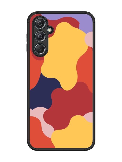 Gooey Color Chaos Glossy Soft Edge Case for Samsung Galaxy M34 (5G) Chachhi