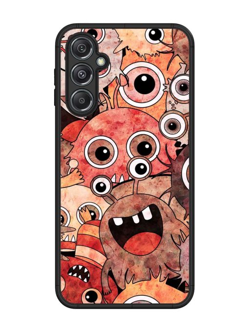 Monster Mash Glossy Soft Edge Case for Samsung Galaxy M34 (5G) Chachhi