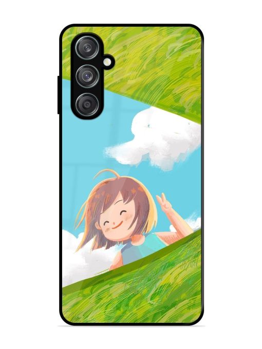 I'M On My Way Glossy Soft Edge Case for Samsung Galaxy M35 (5G) Chachhi