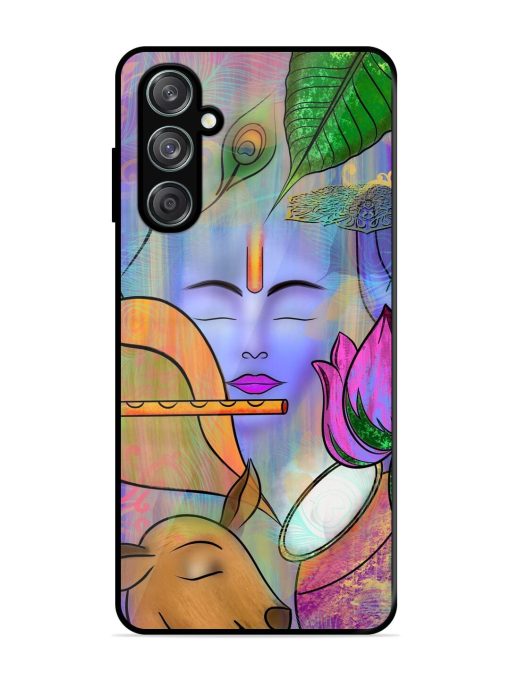 Divine Serenity Glossy Soft Edge Case for Samsung Galaxy M35 (5G) Chachhi