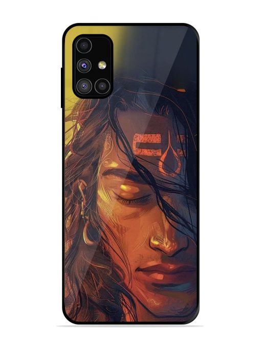 Tranquil Shiva Glossy Soft Edge Case for Samsung Galaxy M51 Chachhi