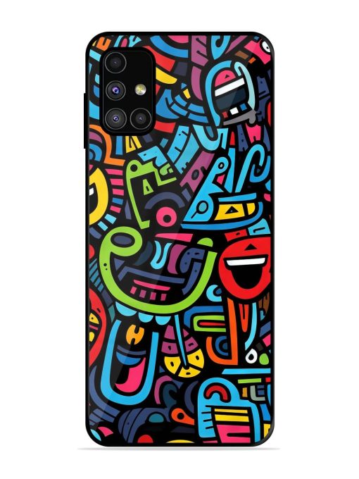 Doodlephoria Glossy Soft Edge Case for Samsung Galaxy M51 Chachhi