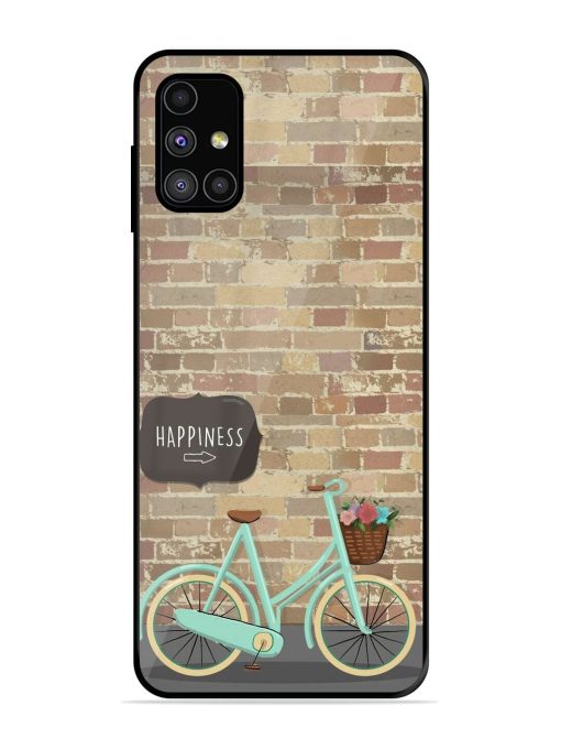 Pedaling Towards Happiness Glossy Soft Edge Case for Samsung Galaxy M51 Chachhi