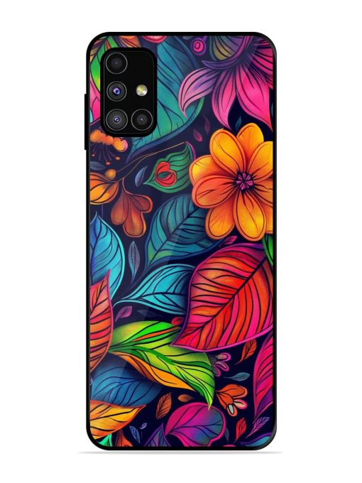 Rainbow Of Blooms Glossy Soft Edge Case for Samsung Galaxy M51