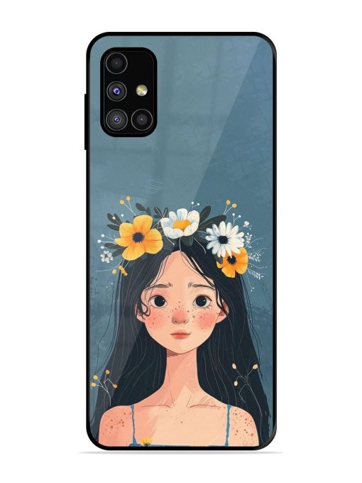 Gurl Art Glossy Soft Edge Case for Samsung Galaxy M51 Chachhi