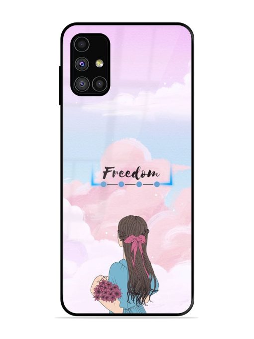 Skyward Dreams Glossy Soft Edge Case for Samsung Galaxy M51 Chachhi