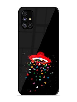 Love From Above Glossy Soft Edge Case for Samsung Galaxy M51