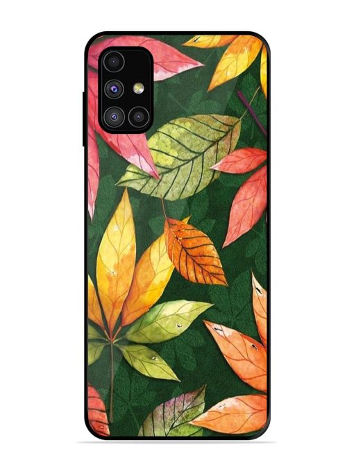 Autumn'S Embrace Glossy Soft Edge Case for Samsung Galaxy M51 Chachhi