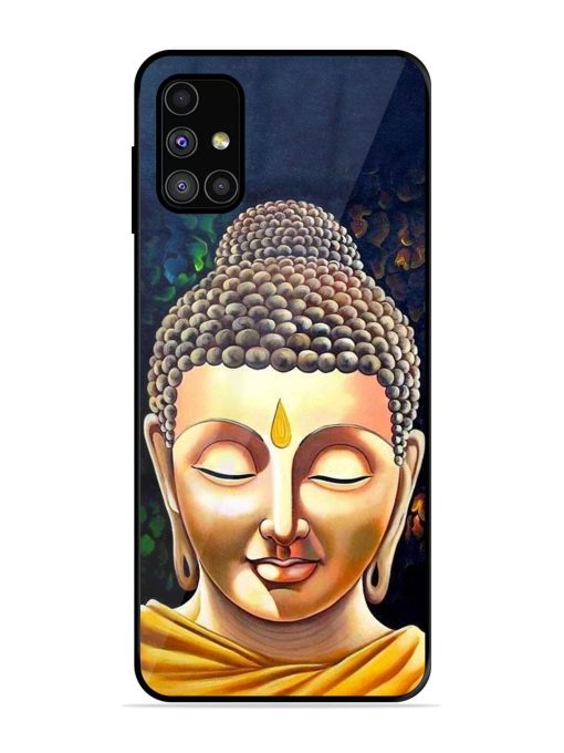 Buddha Face Glossy Soft Edge Case for Samsung Galaxy M51 Chachhi