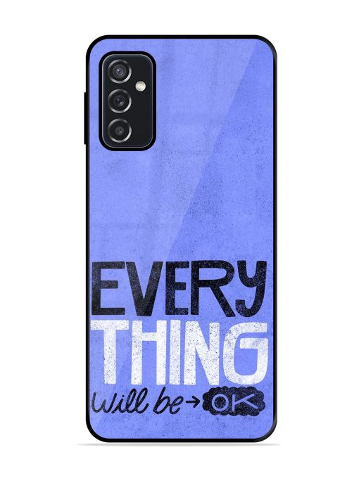 Hopeful Hues Glossy Soft Edge Case for Samsung Galaxy M52 (5G) Chachhi