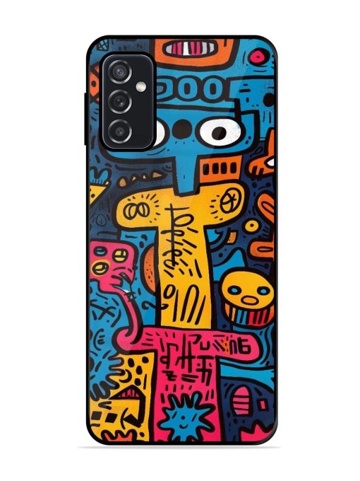 Doodletopia Glossy Soft Edge Case for Samsung Galaxy M52 (5G) Chachhi