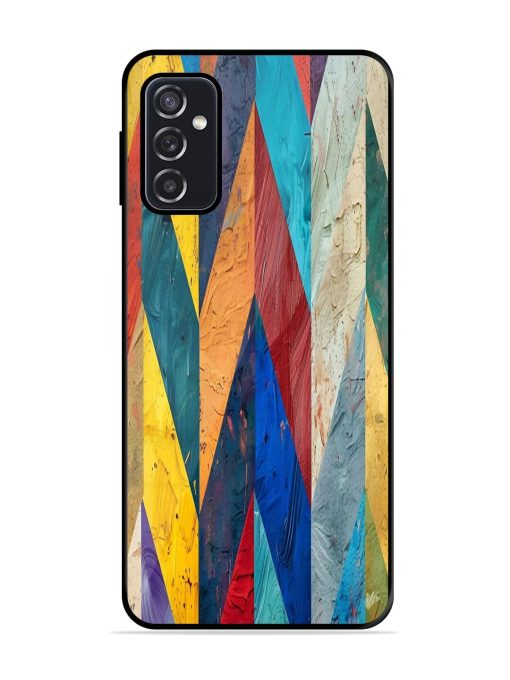 Abstract Tapestry Glossy Soft Edge Case for Samsung Galaxy M52 (5G) Chachhi