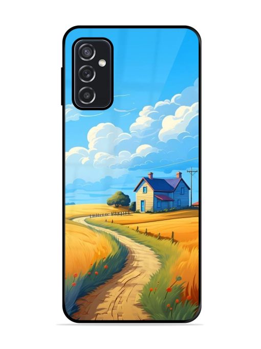 Countryside Cottage Glossy Soft Edge Case for Samsung Galaxy M52 (5G) Chachhi