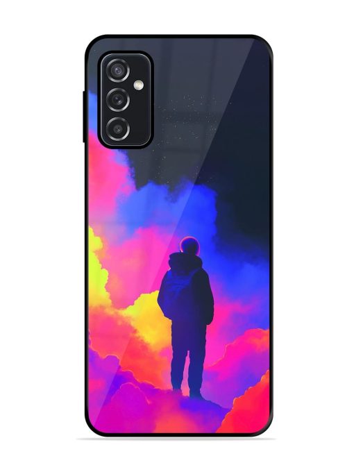 Cosmic Wanderer Glossy Soft Edge Case for Samsung Galaxy M52 (5G) Chachhi