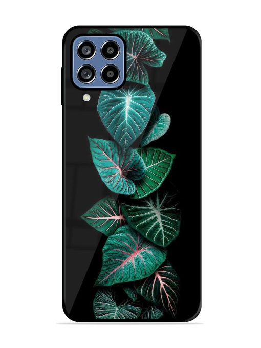 Emerald Elegance Glossy Soft Edge Case for Samsung Galaxy M53 (5G)